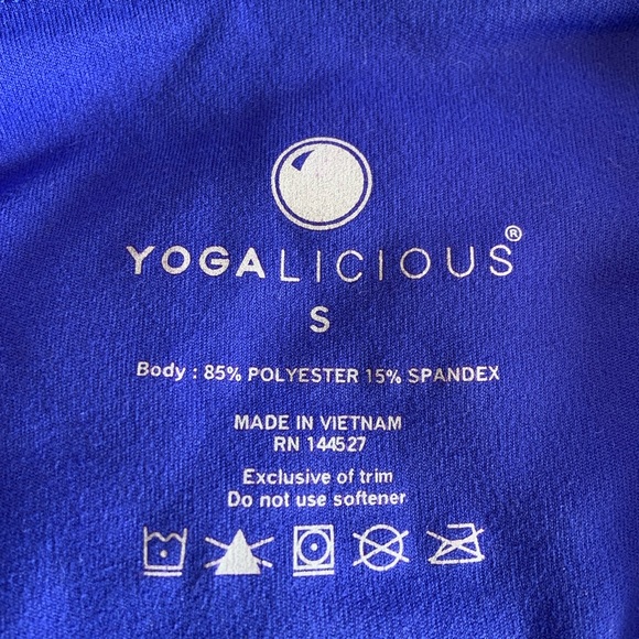 Yogalicious cropped leggings with calf cutout detail - Picture 4 of 6